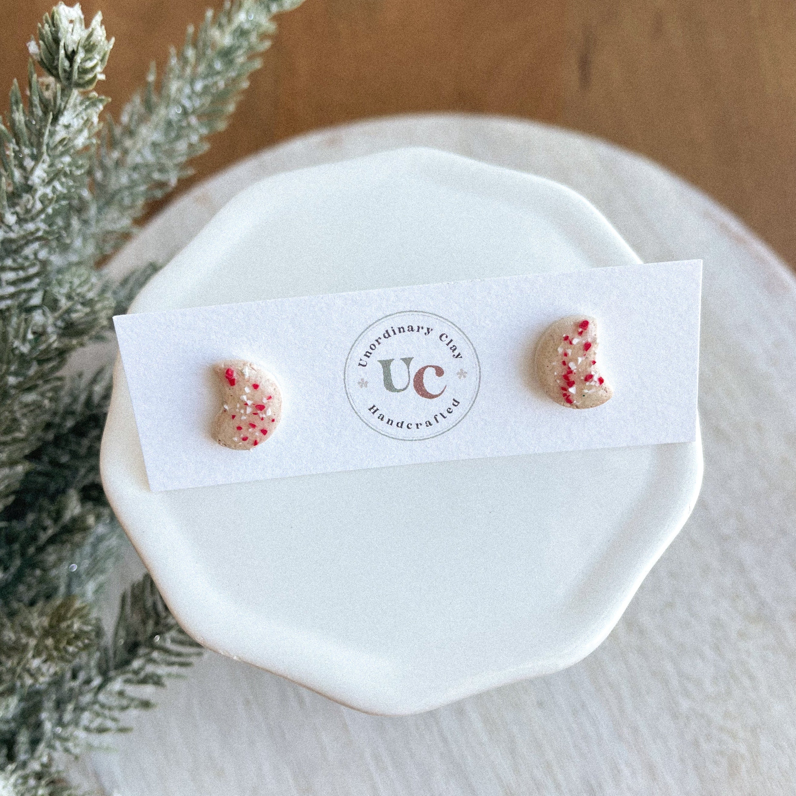 Clay Stud Earrings