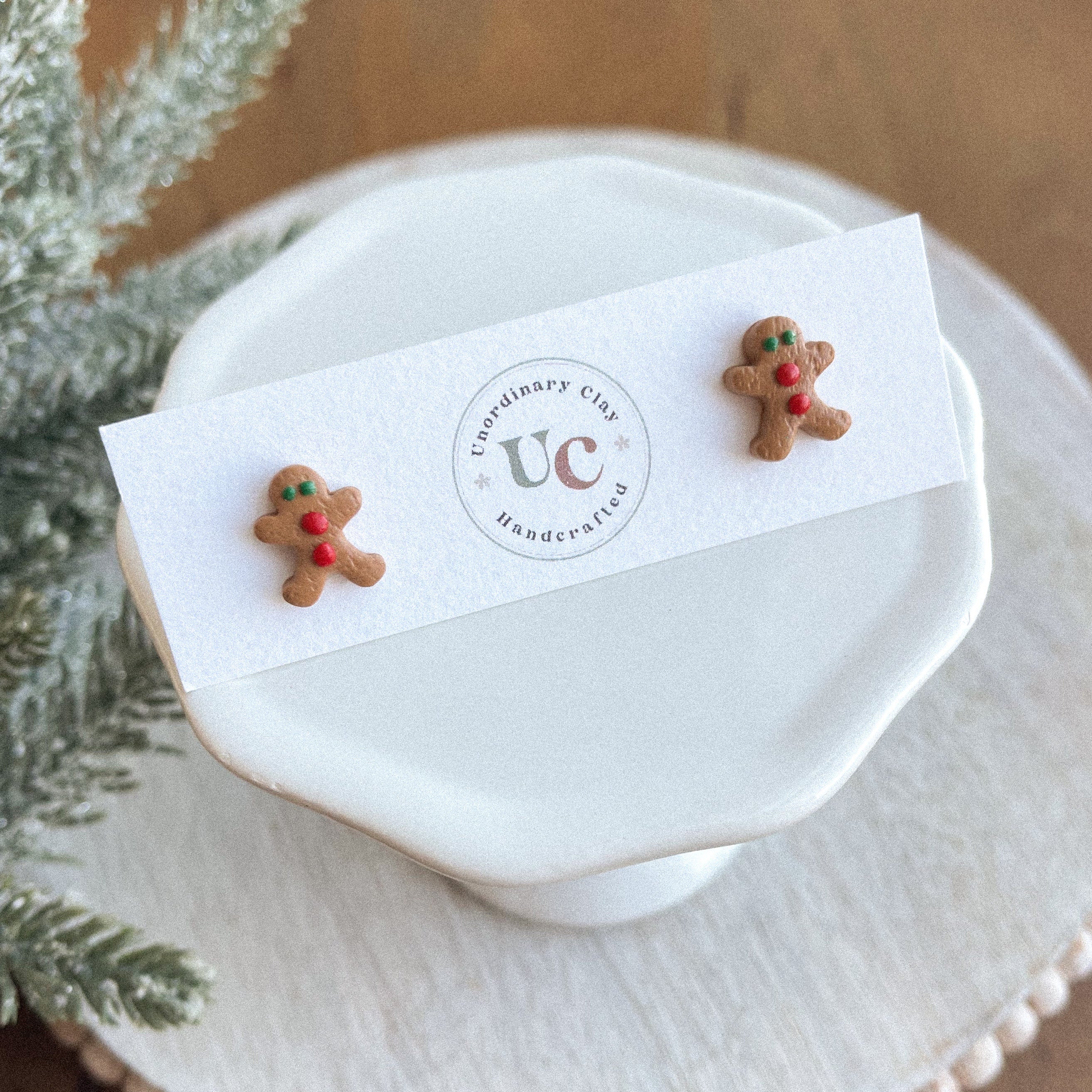 Clay Stud Earrings