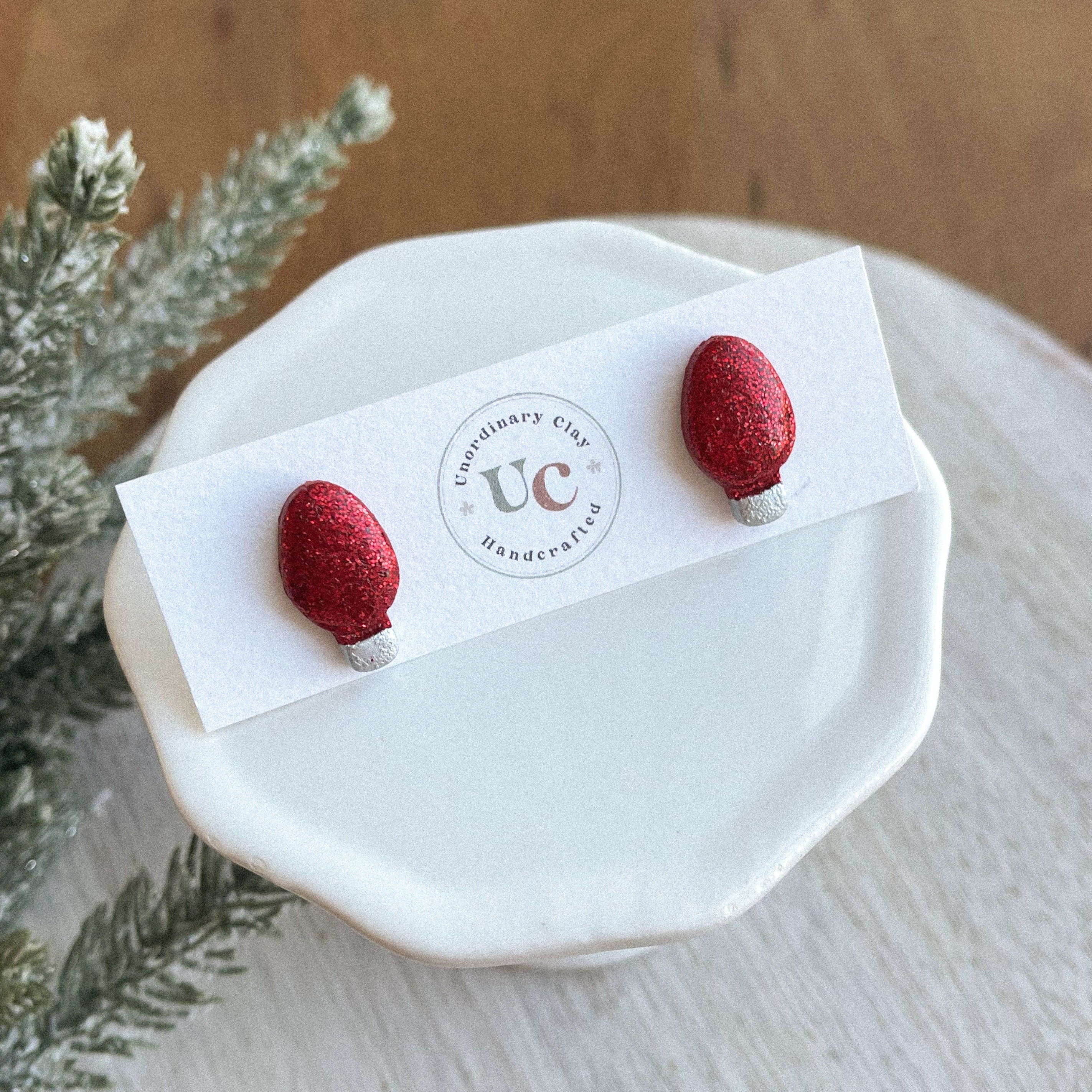 Clay Stud Earrings