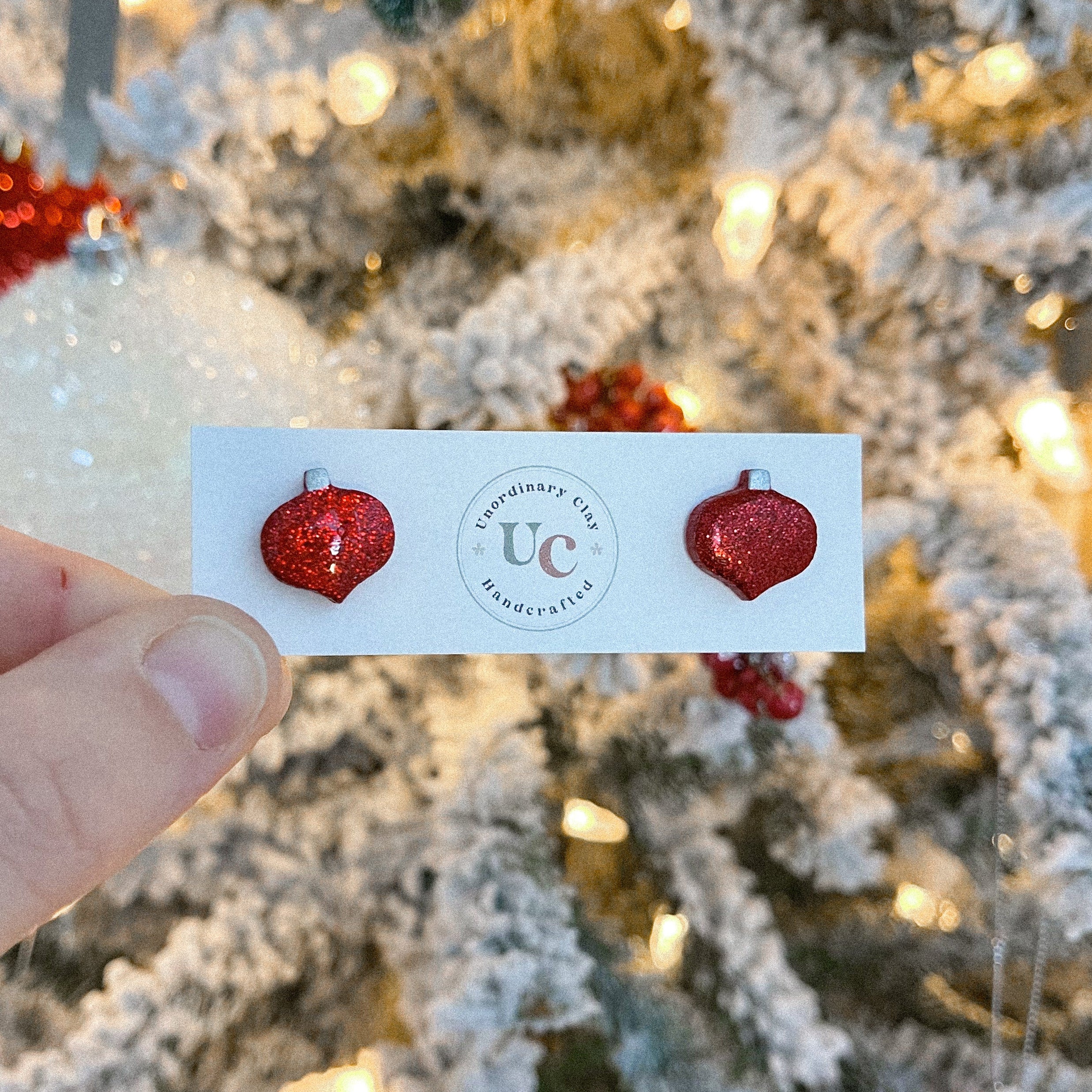 Clay Stud Earrings