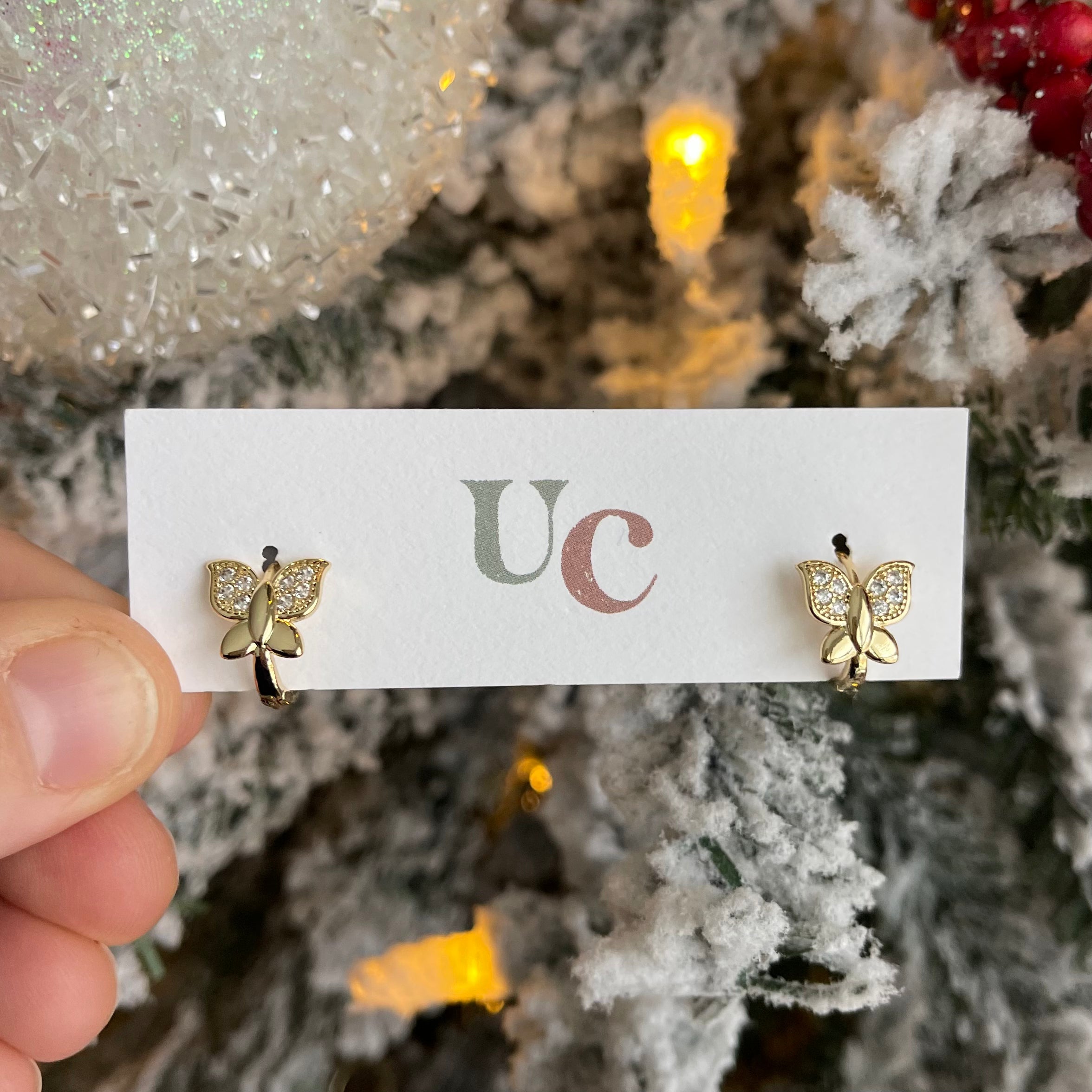 Little Butterfly Hoops