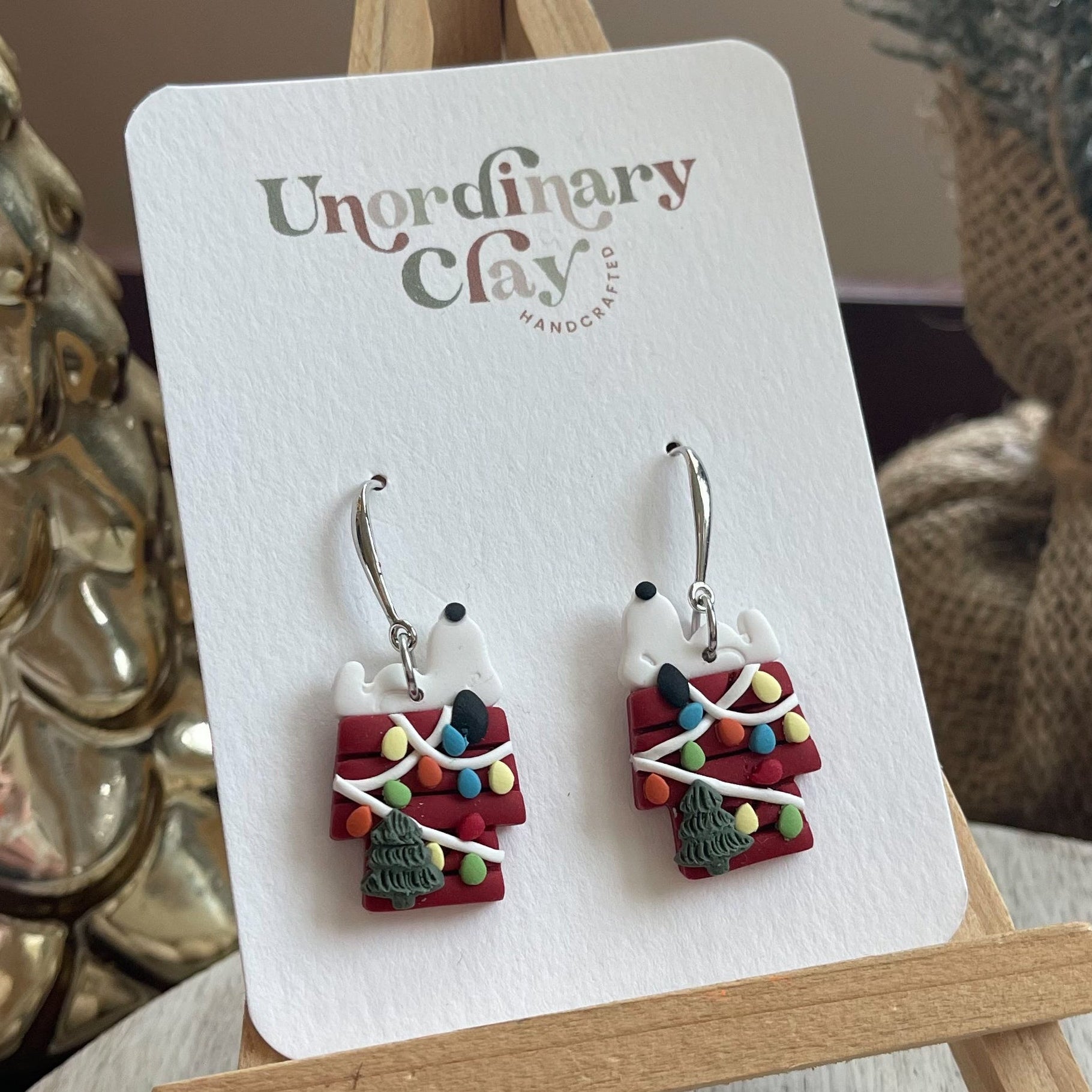 Snoopy Holiday Earrings