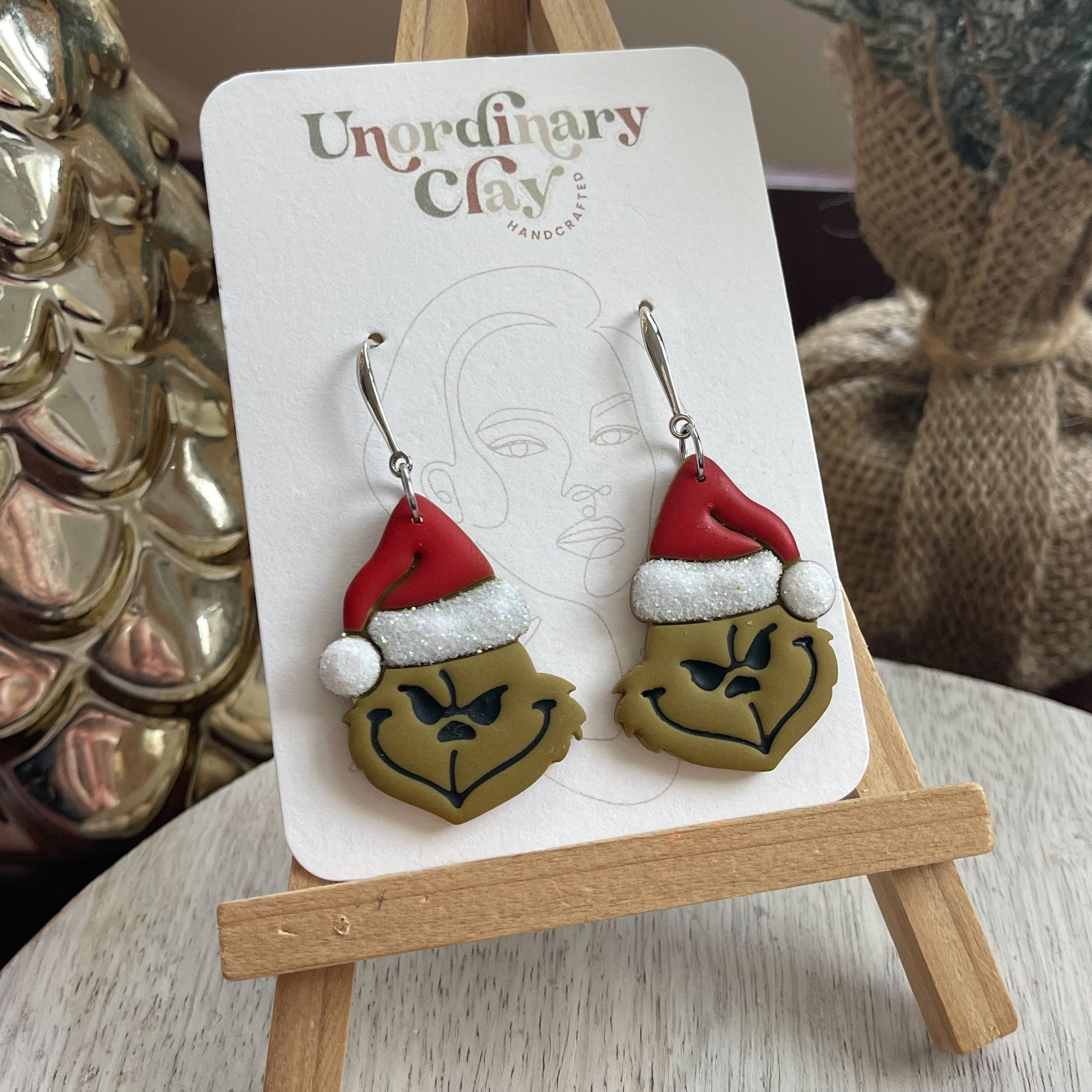 Grinch Earrings