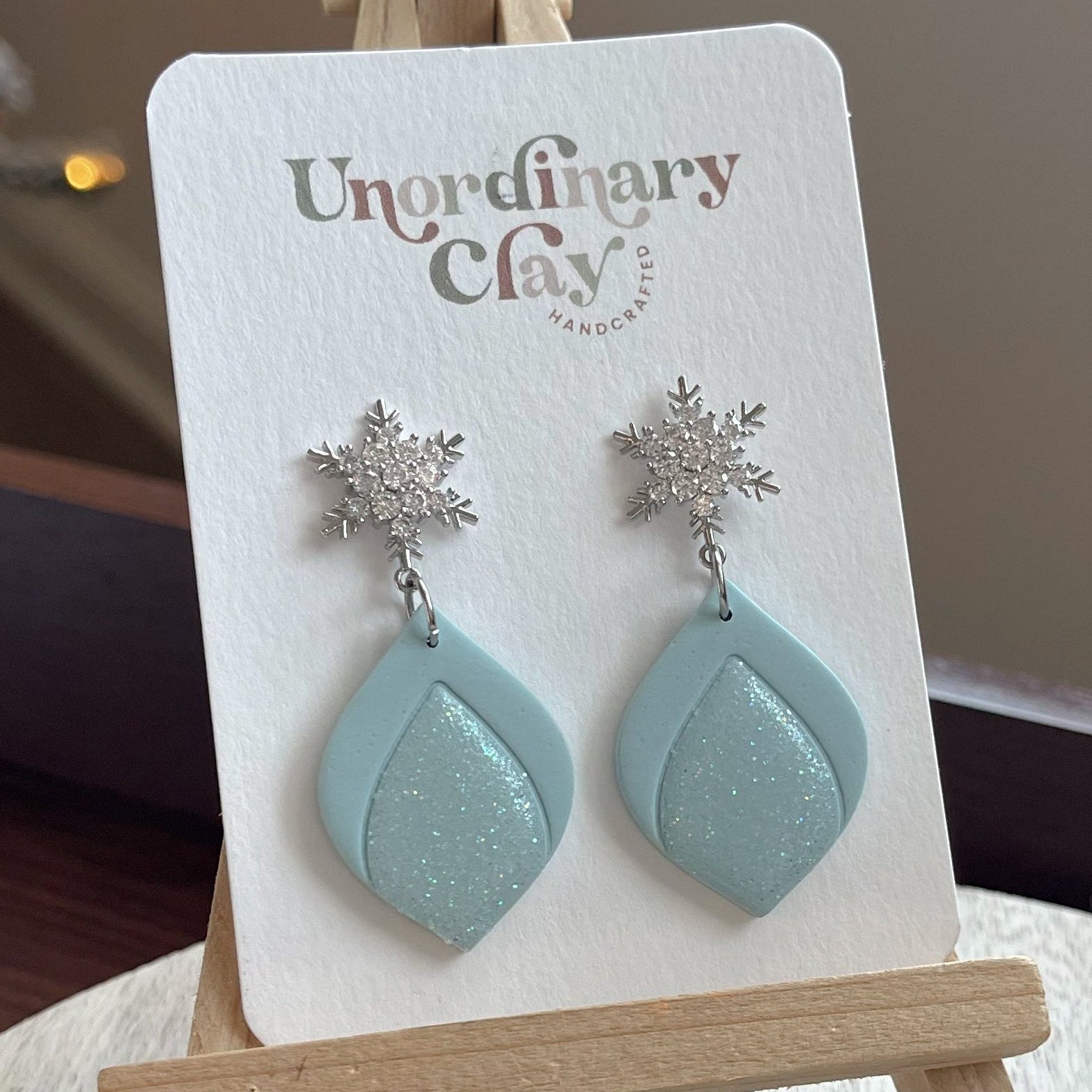 Sparkling Snow Earrings