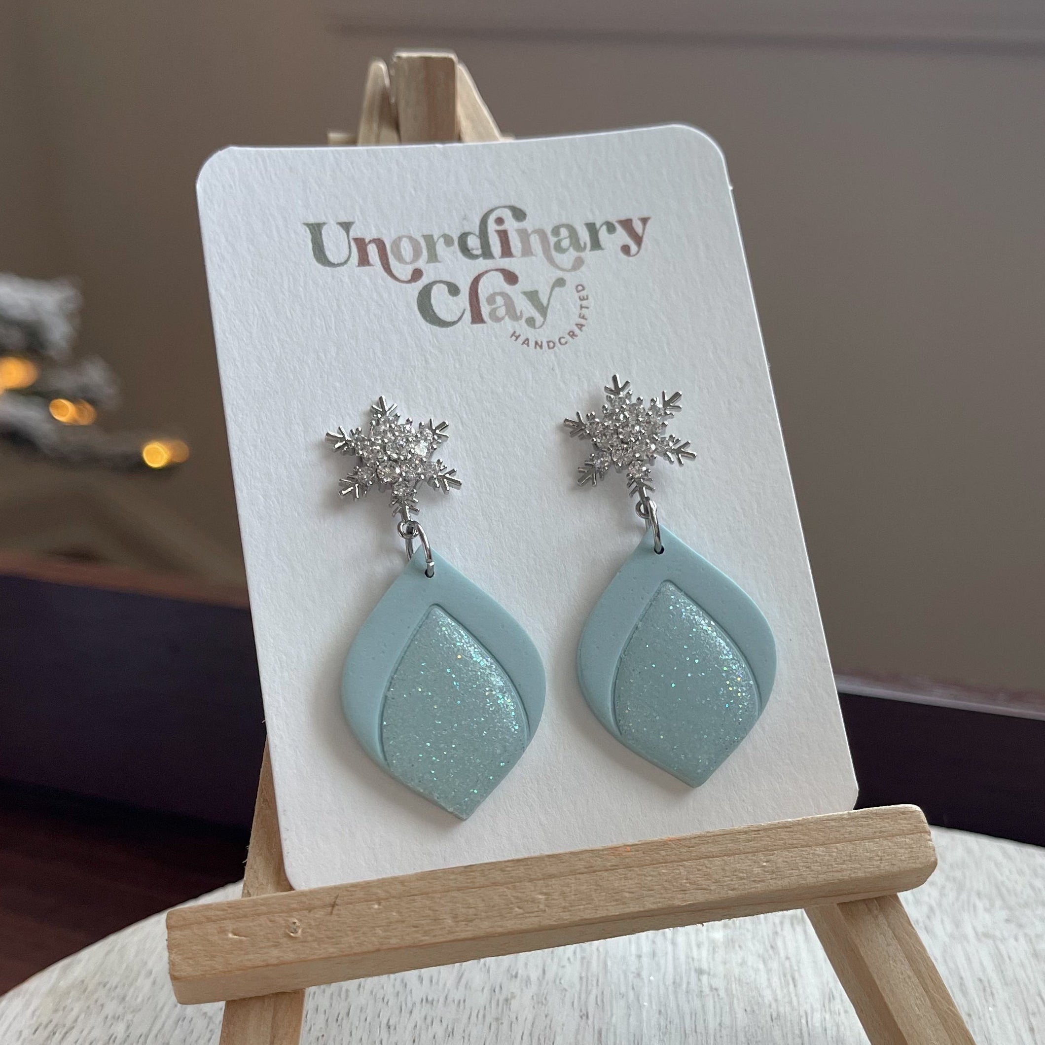 Sparkling Snow Earrings