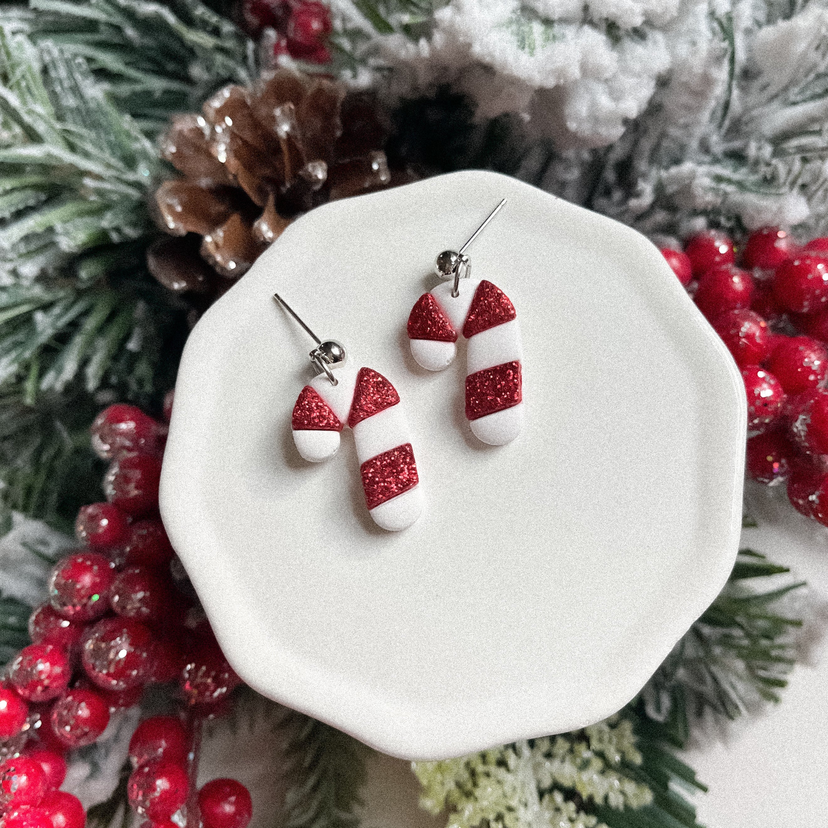 Candy Cane Earrings